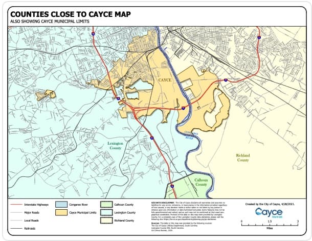 counties close map image