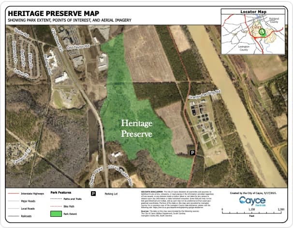 heritage preserve map image