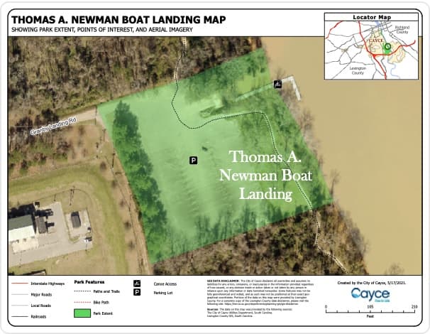 boat landing map image